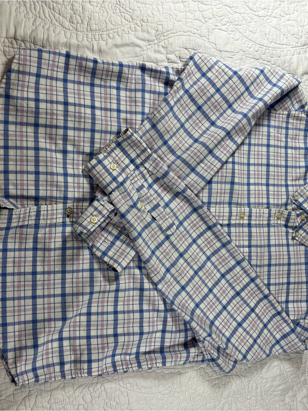 Men's Plaid Collared Shirt